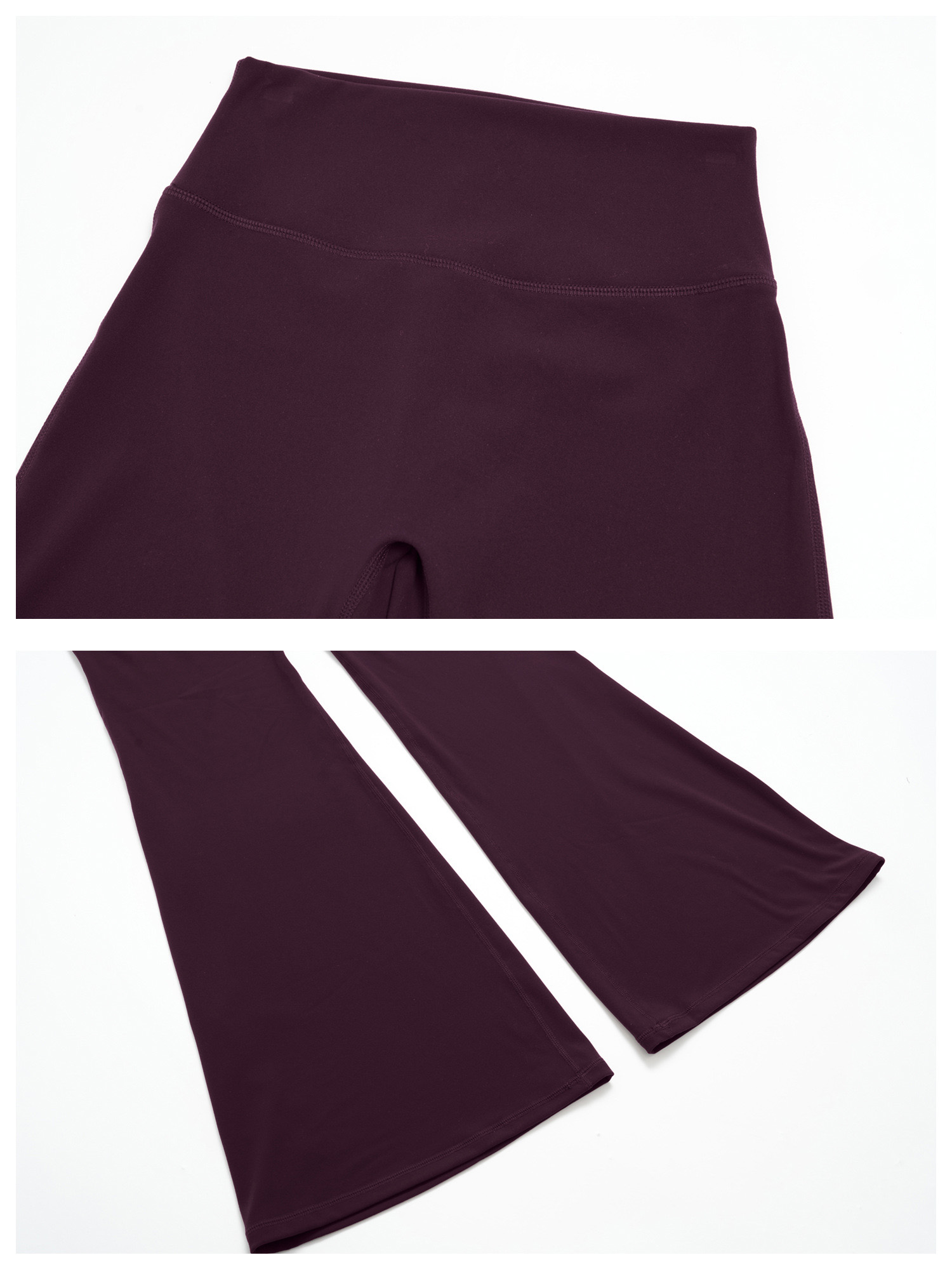 European and American yoga suit high elastic tight horn long yoga pants Pilates training yoga suit detail