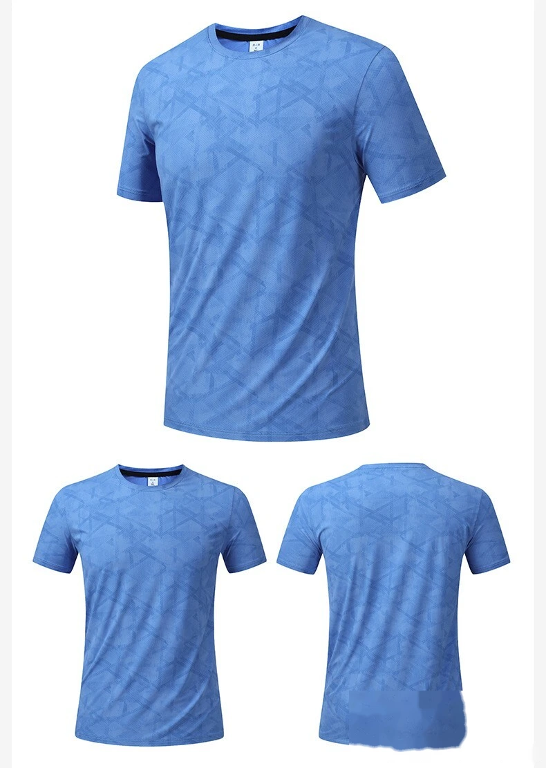 Custom Men’s Digital Print Athletic T-Shirt Quick Dry Breathable Workout Gym Running Tee detail