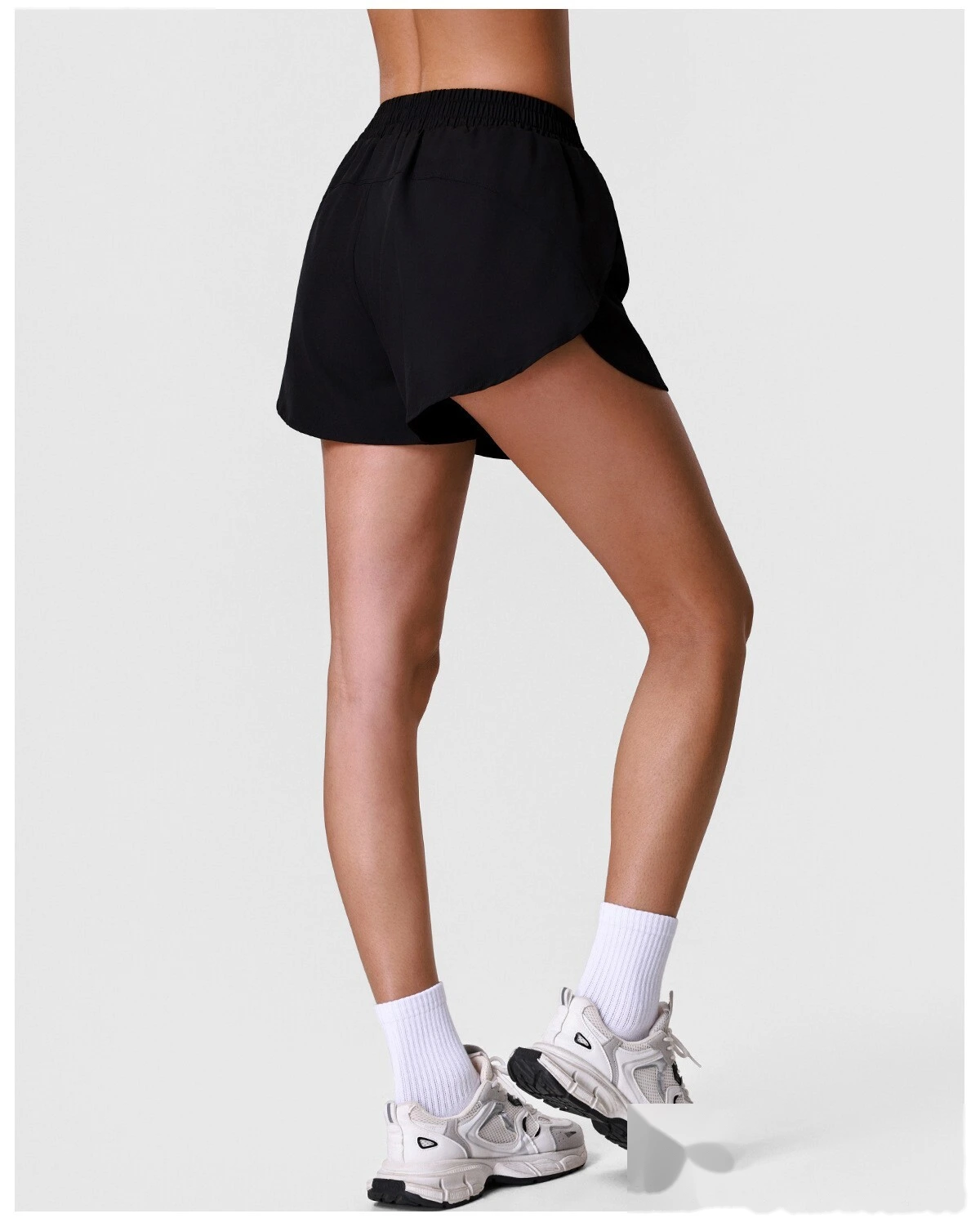 Women's Anti-Exposure Yoga Shorts with Liner, Summer Quick Dry Sports Tennis Running Fitness Pants detail