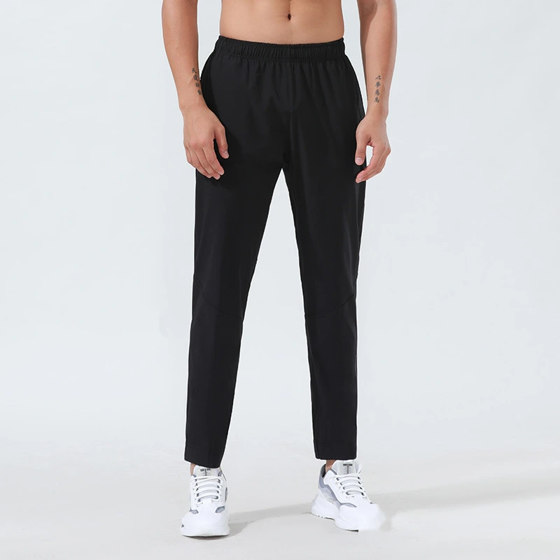 Mens jogger pants elastic outdoor running quick dry trackpants detail