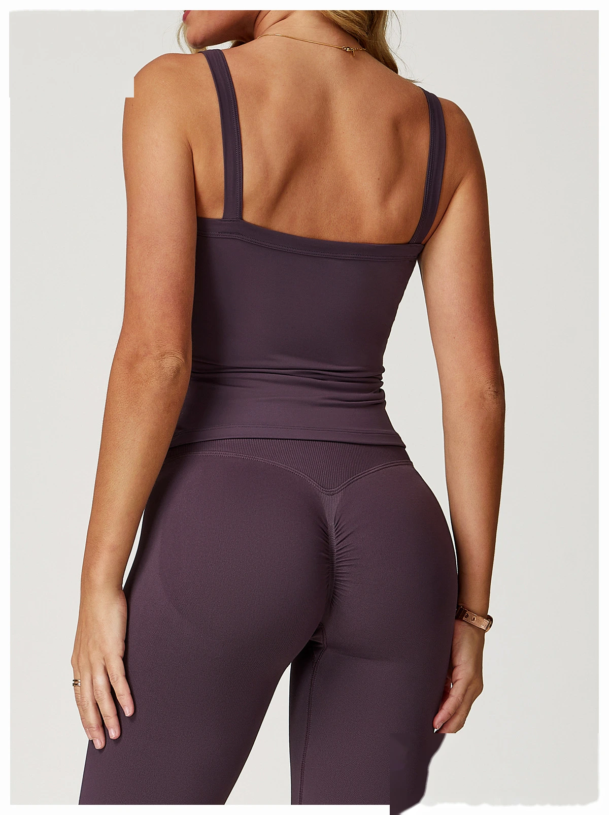 Sanded vest fitness clothing bra high-strength sports bra sling back yoga vest detail