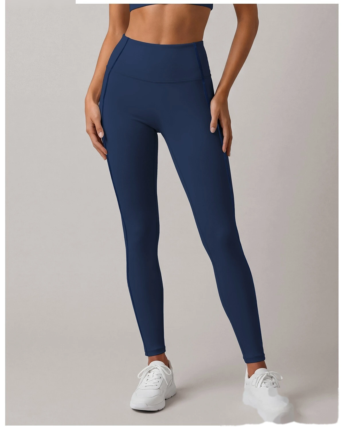 Women High Intensity Sports Outfit, Shockproof Tank Bra + High Waist Slim Training Pants Quick Dry Yoga Set detail