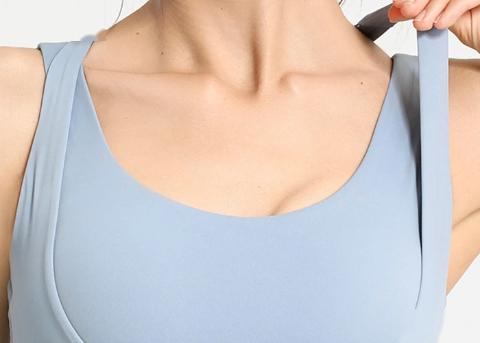 Women High Impact Sports Bras Criss Cross Back Sexy Running Bra detail