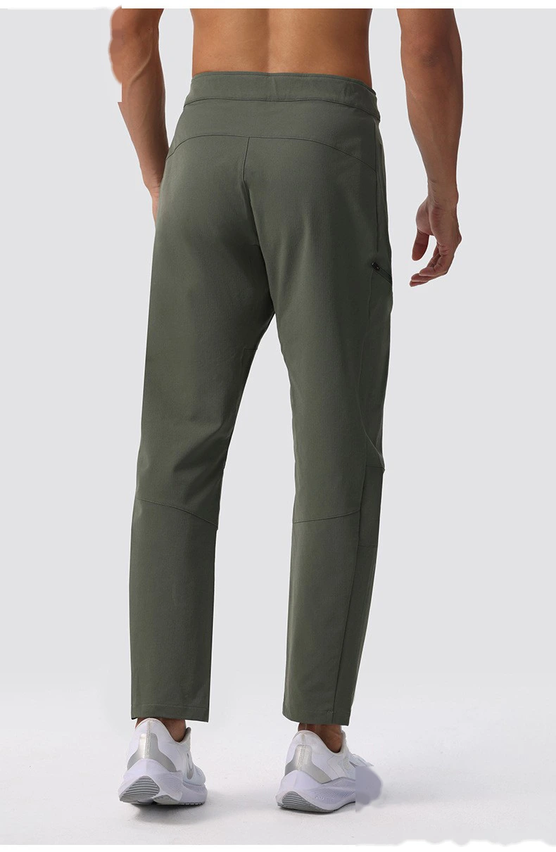 Customized quick-drying pants outdoor sports spring and autumn pants men's fitness running casual pants detail
