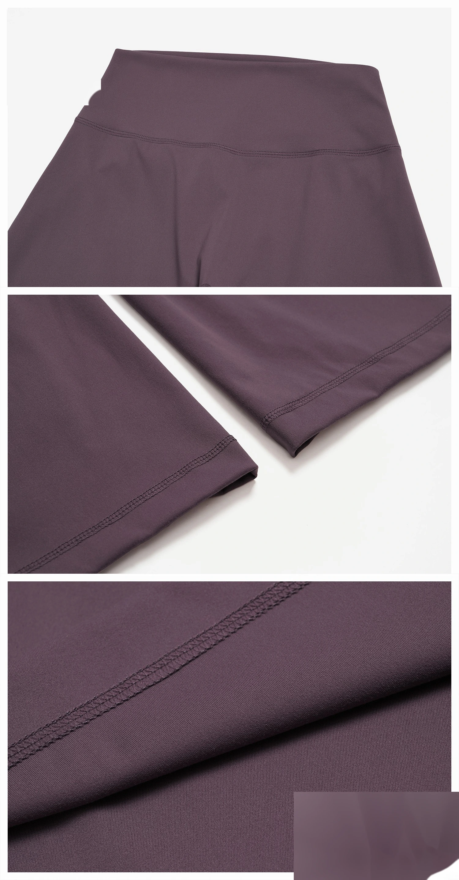 Custom Women's Yoga Set - High-Waisted Tight High-Stretch Leggings & Top for Outdoor Running Fitness detail