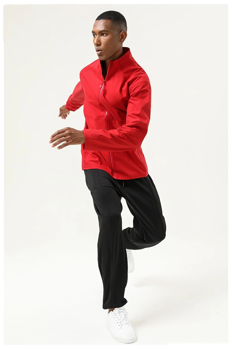Customized jacket sports coat casual windproof and splash-proof outdoor thick jacket coat male detail