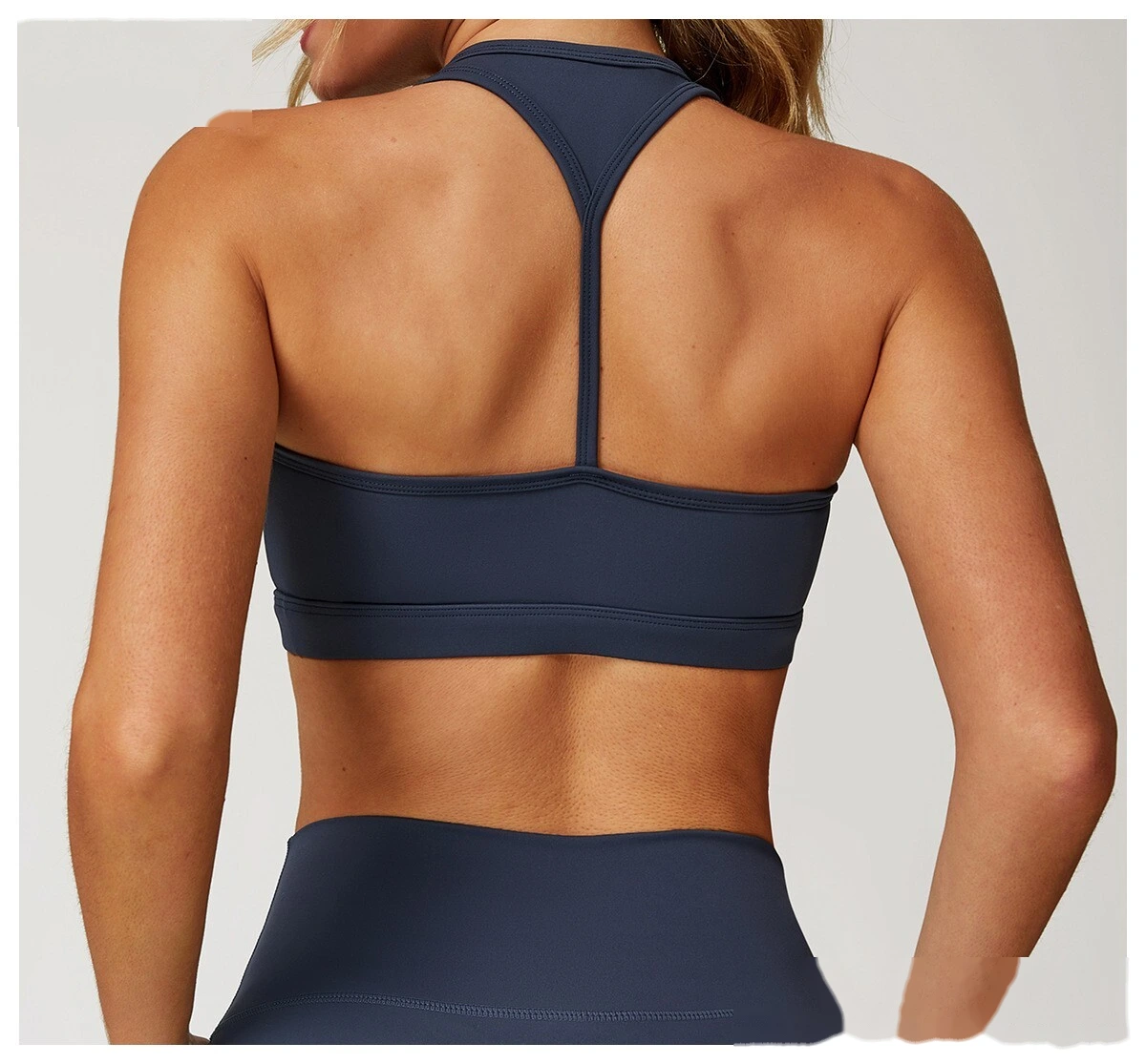 Customized beauty back yoga bra quick-drying sports bra running fitness bra detail
