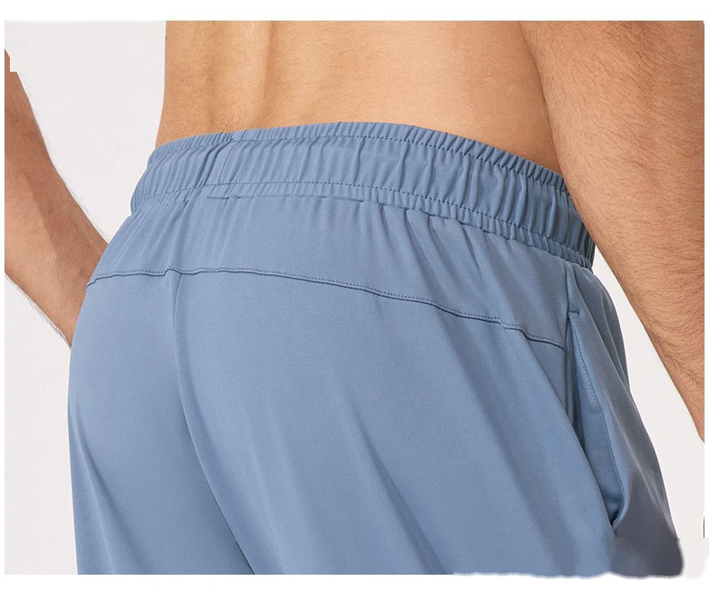 Men’s Loose Athletic Long Pants Breathable Quick Dry Fitness Running Pants with Slant Pockets Outdoor Sportswear detail