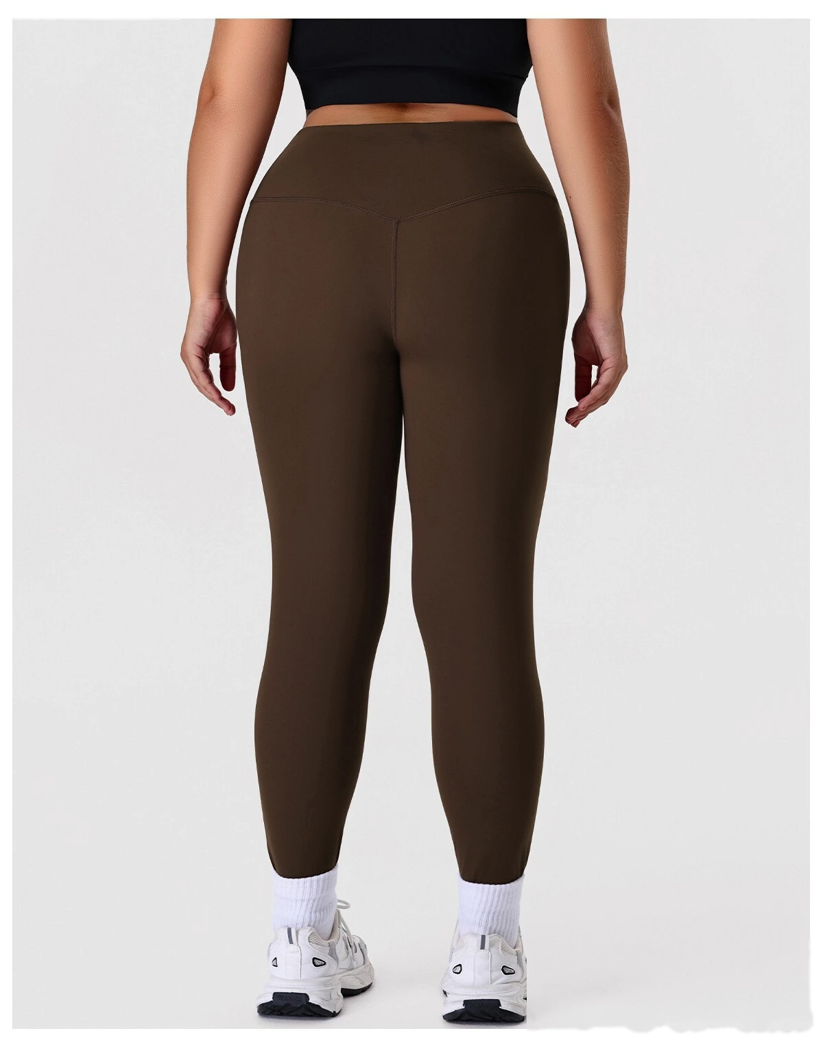 Custom Plus Size Yoga Pants Set - High-Elastic Tight Slimming Running Fitness Leggings & Activewear detail