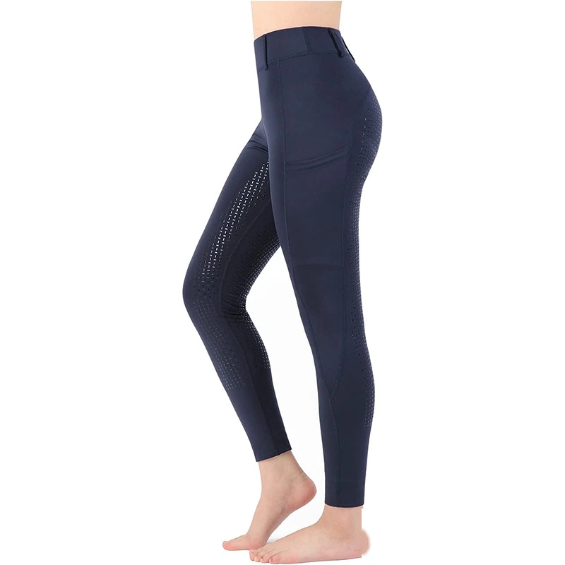 Women breeches pants full seat silicone grip horse riding tights jodhpurs detail