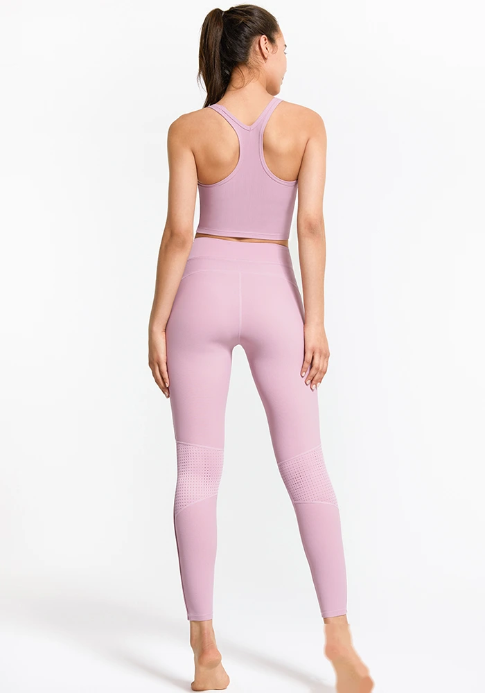 Womens soft tummy control sliming yoga pants high waist leggings detail