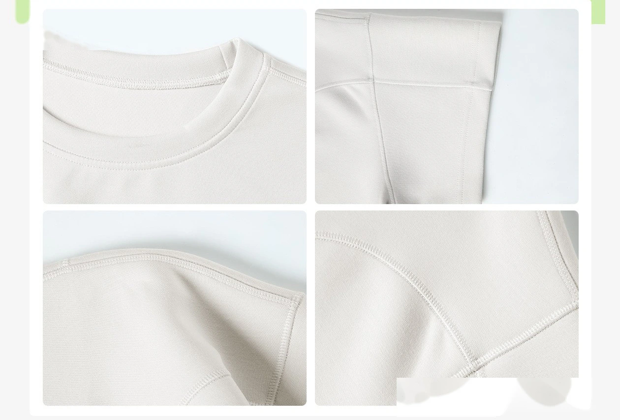 Customized air layer yoga clothes short-sleeved female short umbilical fashion Joker fitness shirt T-shirt detail