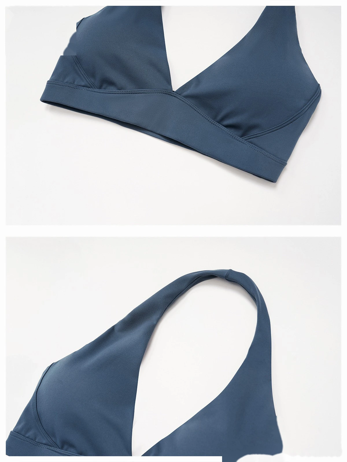 Customizable Women's High-End Yoga Bra | Halter Beauty Back, Supportive for Fitness & Gym detail