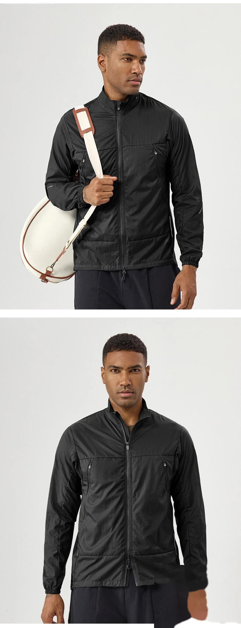 Customizable Men's UV Protection Jacket | Light & Breathable, Quick-Dry, Ideal for Outdoor Sports detail