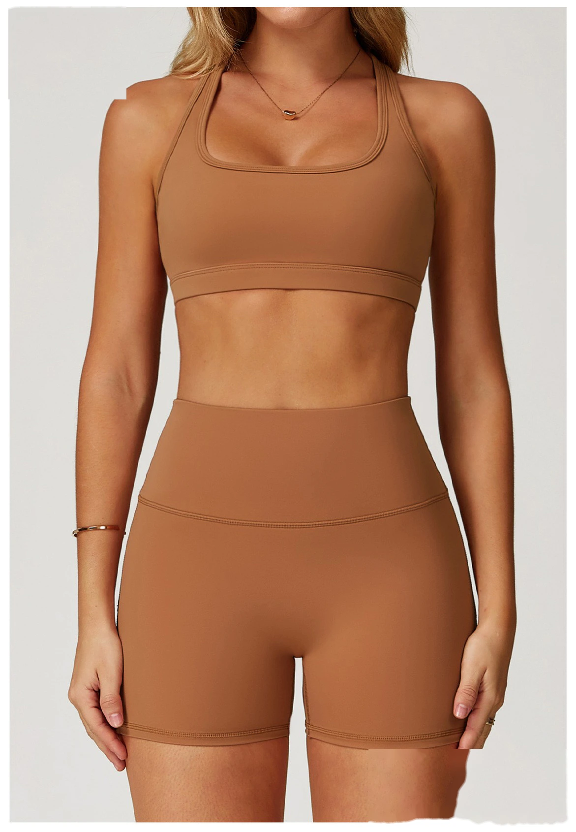 Customized beauty back yoga bra quick-drying sports bra running fitness bra detail