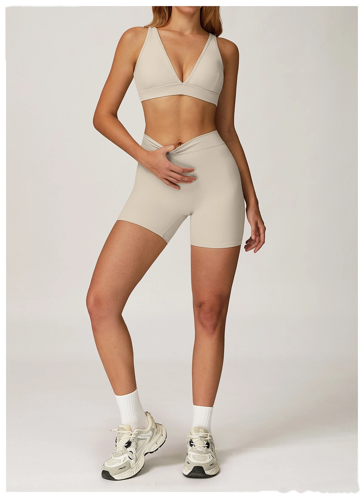 Customized yoga bra generous beauty back quick-drying exercise running fitness underwear. detail
