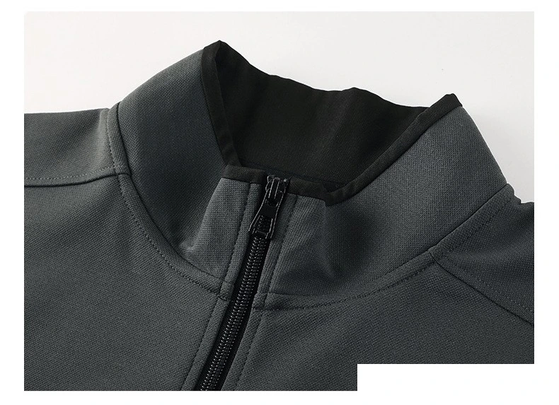 Customized outdoor windproof sports coat men's stand-up collar casual lightweight warm jacket detail