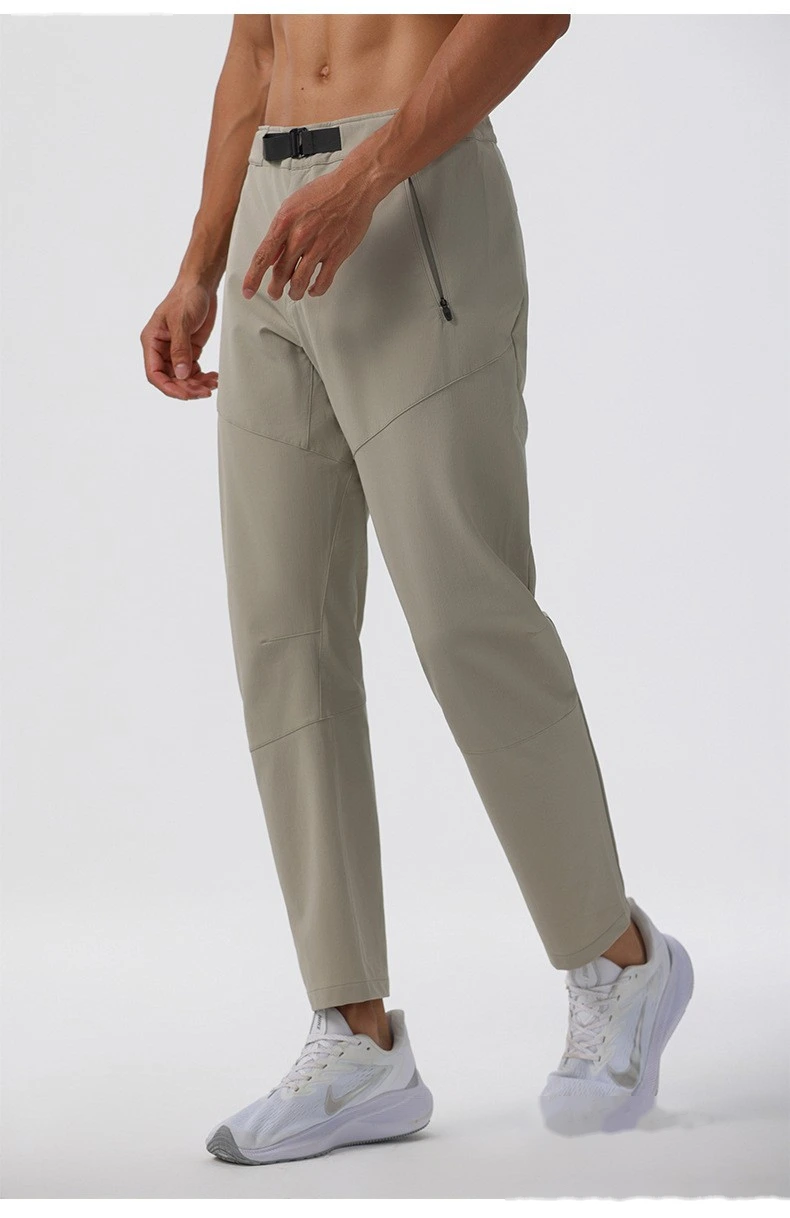 Customized quick-drying pants outdoor sports spring and autumn pants men's fitness running casual pants detail