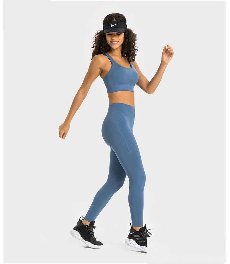 Custom-made V-back sports bra shockproof sports bra female detail