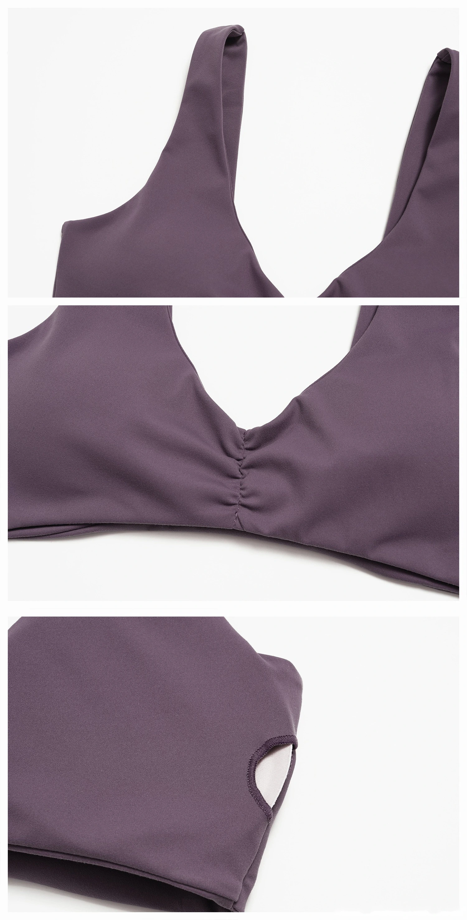 Women’s Custom Sports Bra Sexy Back Yoga Bra Workout Running Fitness Shorts Yoga Set detail