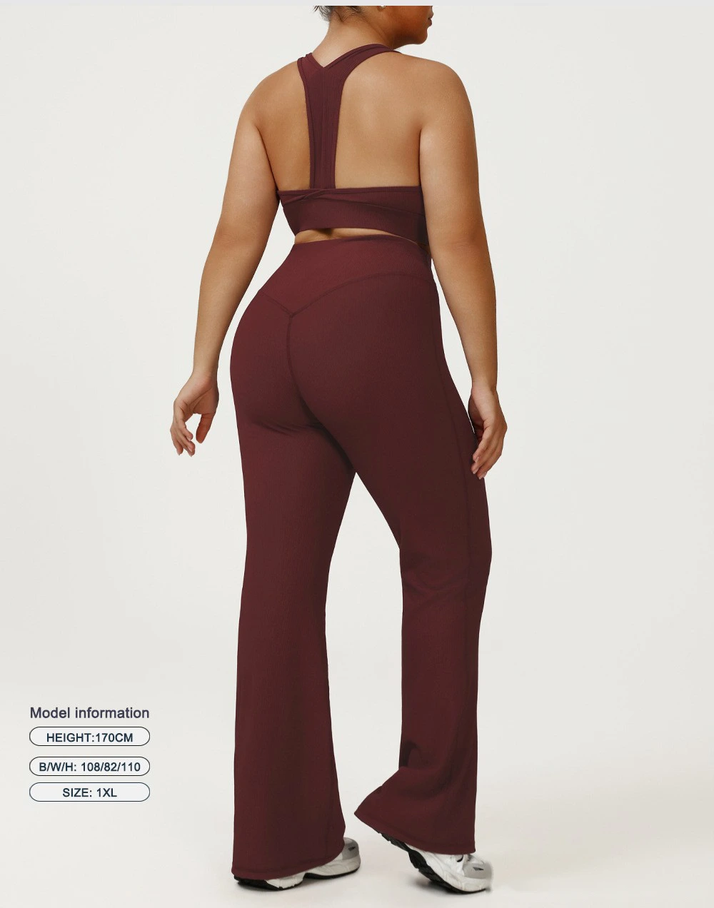 Customized plus size sports bra yoga bra gathers sexy beauty back running fitness vest women. detail
