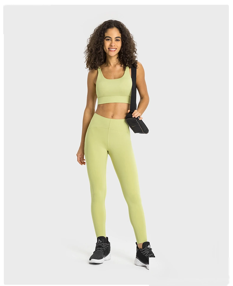 Custom-made V-back sports bra shockproof sports bra female detail