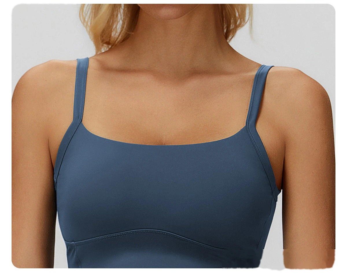 Customizable Yoga Vest for Women | Minimalist Style, Beauty Back Double Straps, Suitable for Sports & Running detail