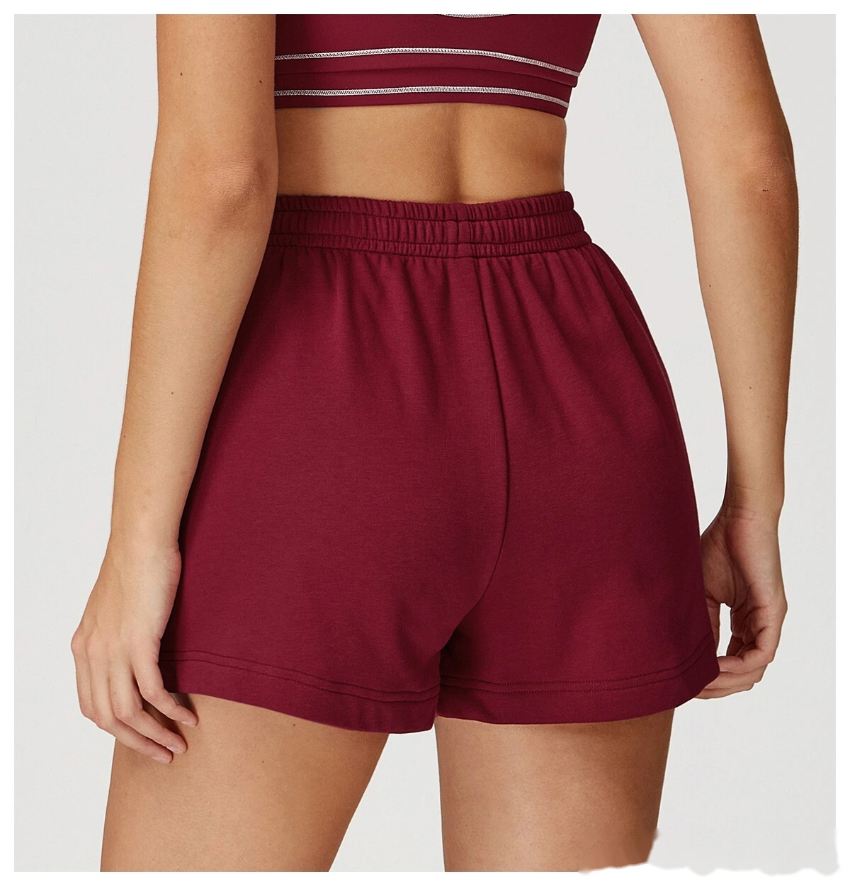 Customized contrast sports shorts, high waist, loose pocket pants, outdoor leisure and comfortable shorts. - allni detail