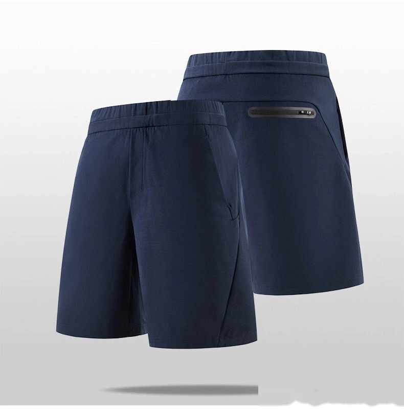 Outdoor ice sports shorts men's quick-drying leisure sports pants five pants running fitness slacks. detail