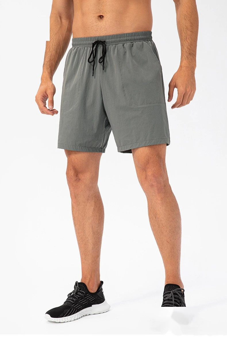 Customized men's summer loose running fitness shorts light and breathable quick-drying leisure sports pants. detail