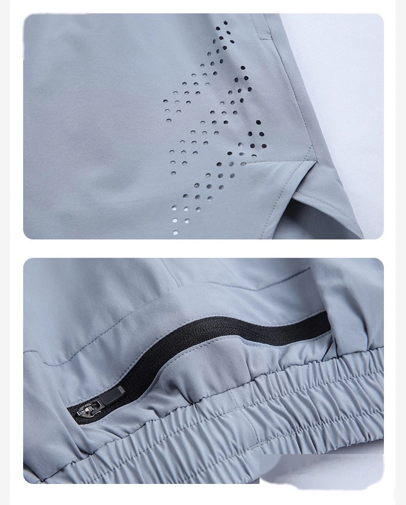 Custom Men's 2-in-1 Workout Shorts Quick Dry Breathable Athletic Shorts for Running Gym Training detail