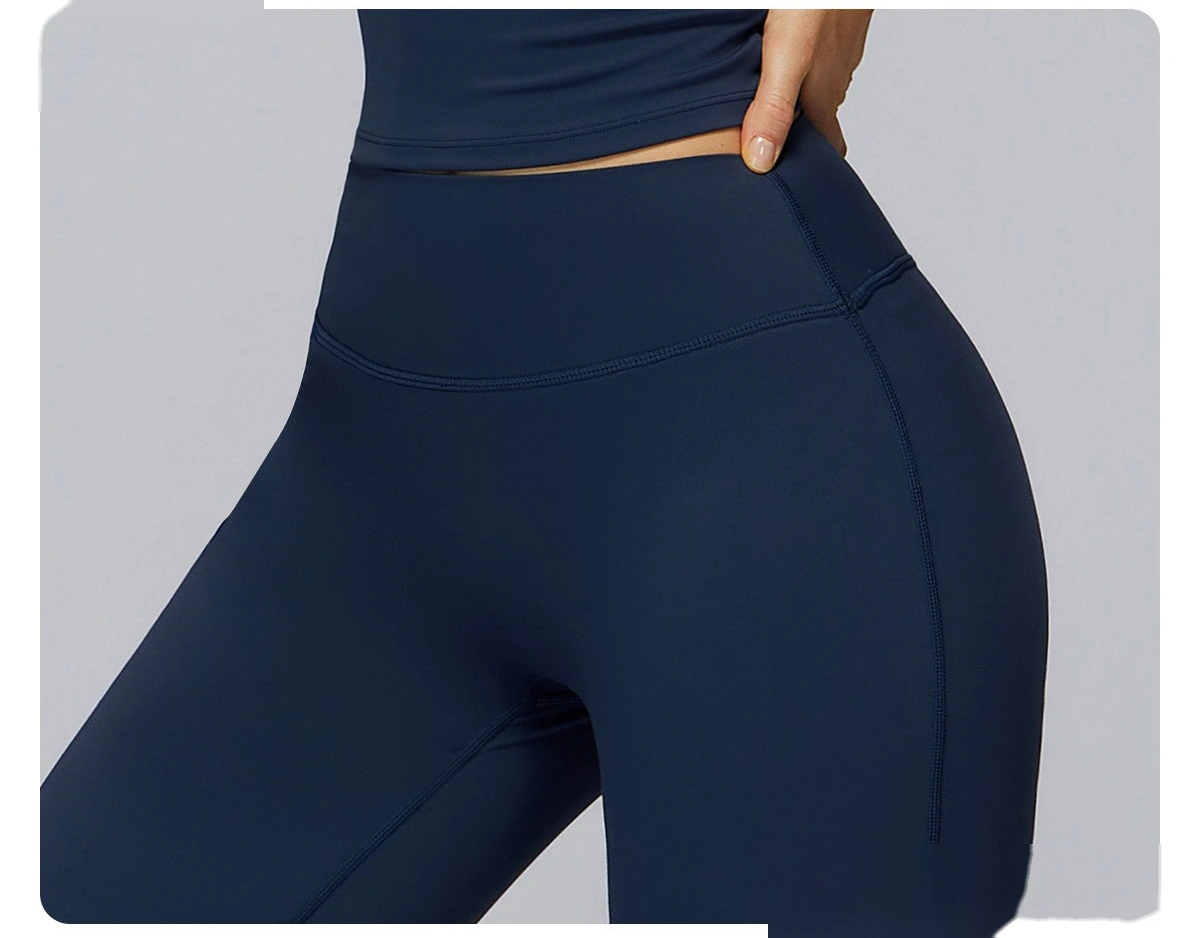 Customized High-Elastic High-Waisted Wide-Leg Casual Sports Yoga Pants - Athletic Fitness Long Pants detail