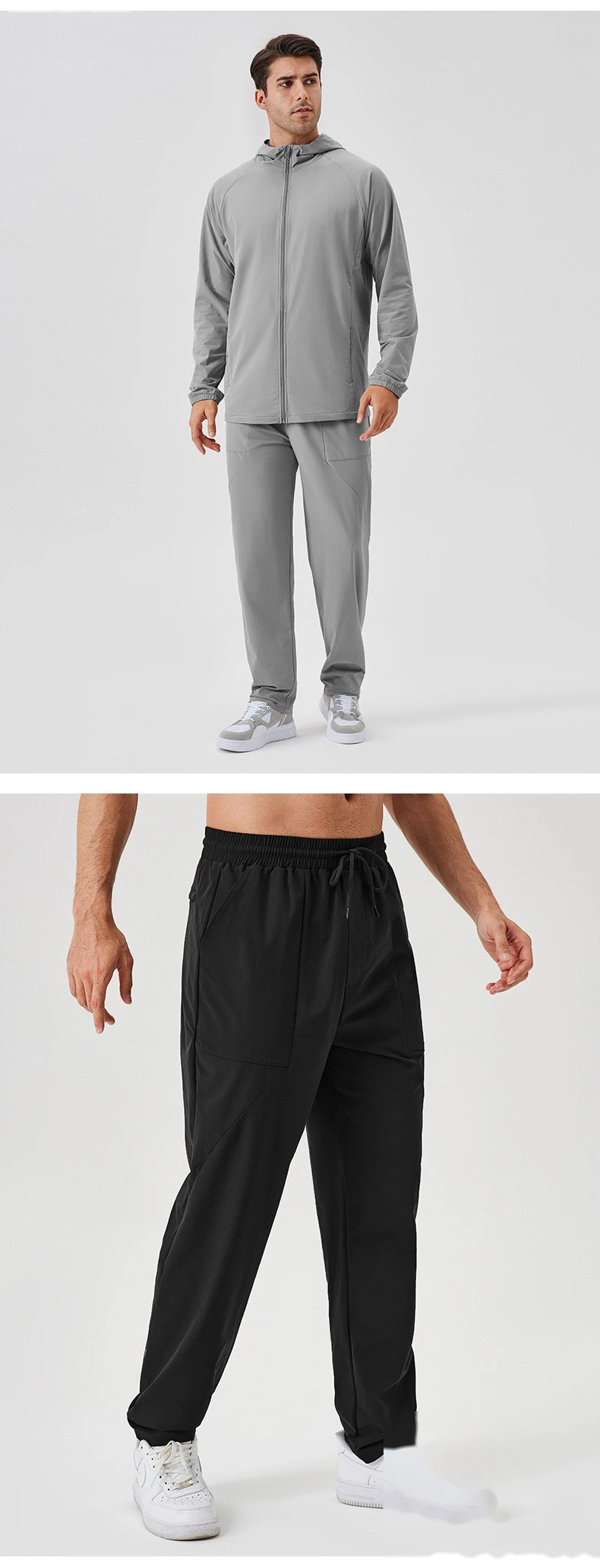 Customized men's outdoor breathable quick-drying loose leisure sports pants hiking hiking pants From China detail