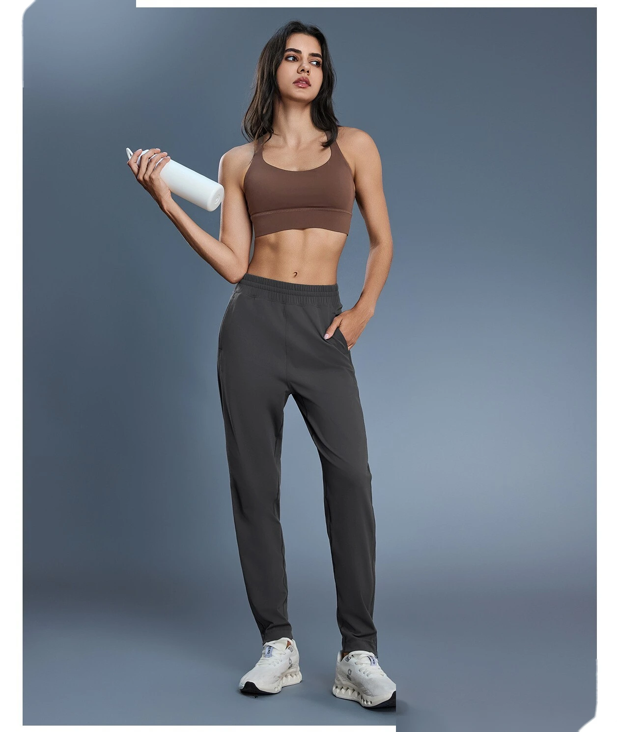Custom Women's Casual Sport Pants | Thin Breathable, Zipper Cuffs, for Fitness & Running detail