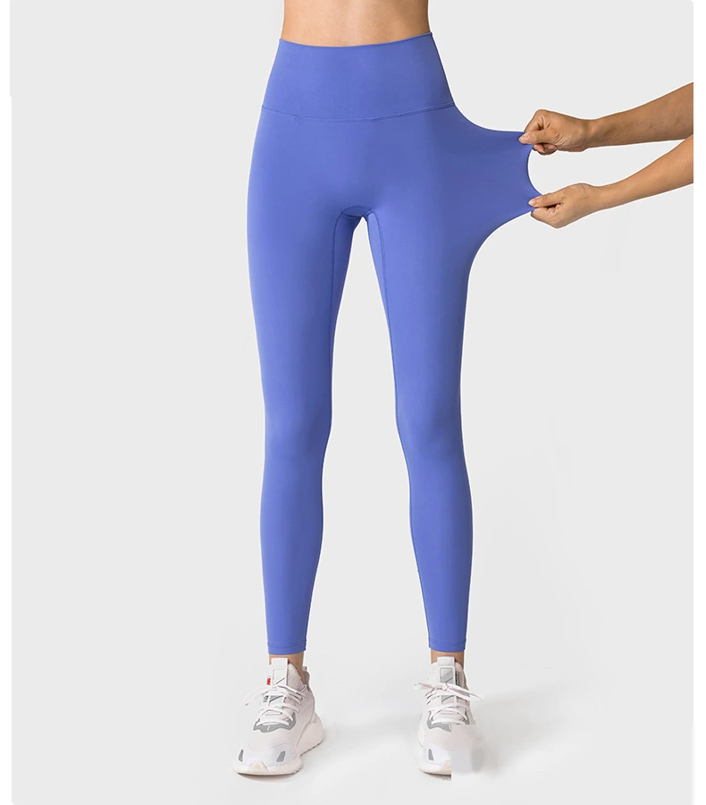 Women high waist leggings tummy control high stretch yoga pants detail