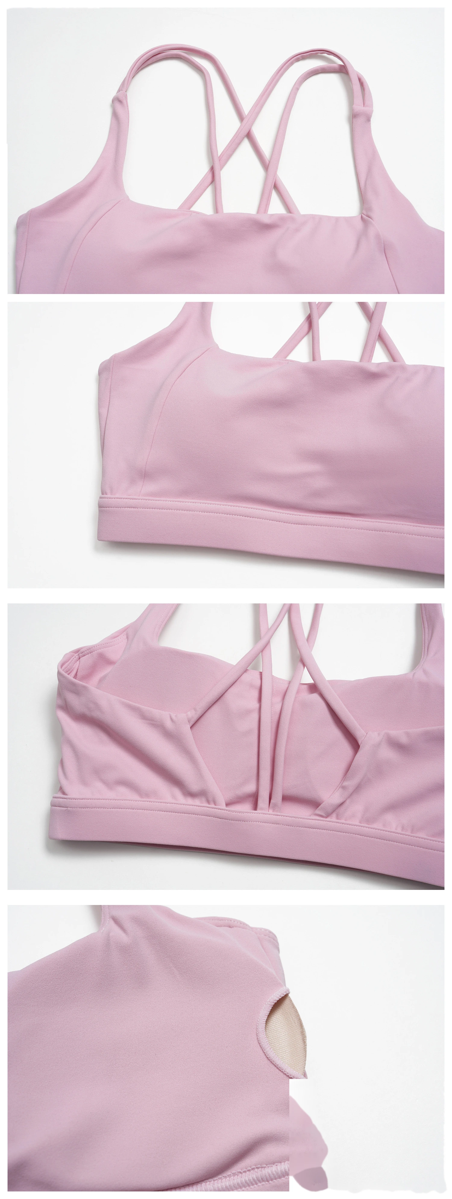 Women's Yoga Outfit Set, Sexy Beauty Back Sports Bra and Quick Dry Fitness Tennis Skirt Workout Suit detail
