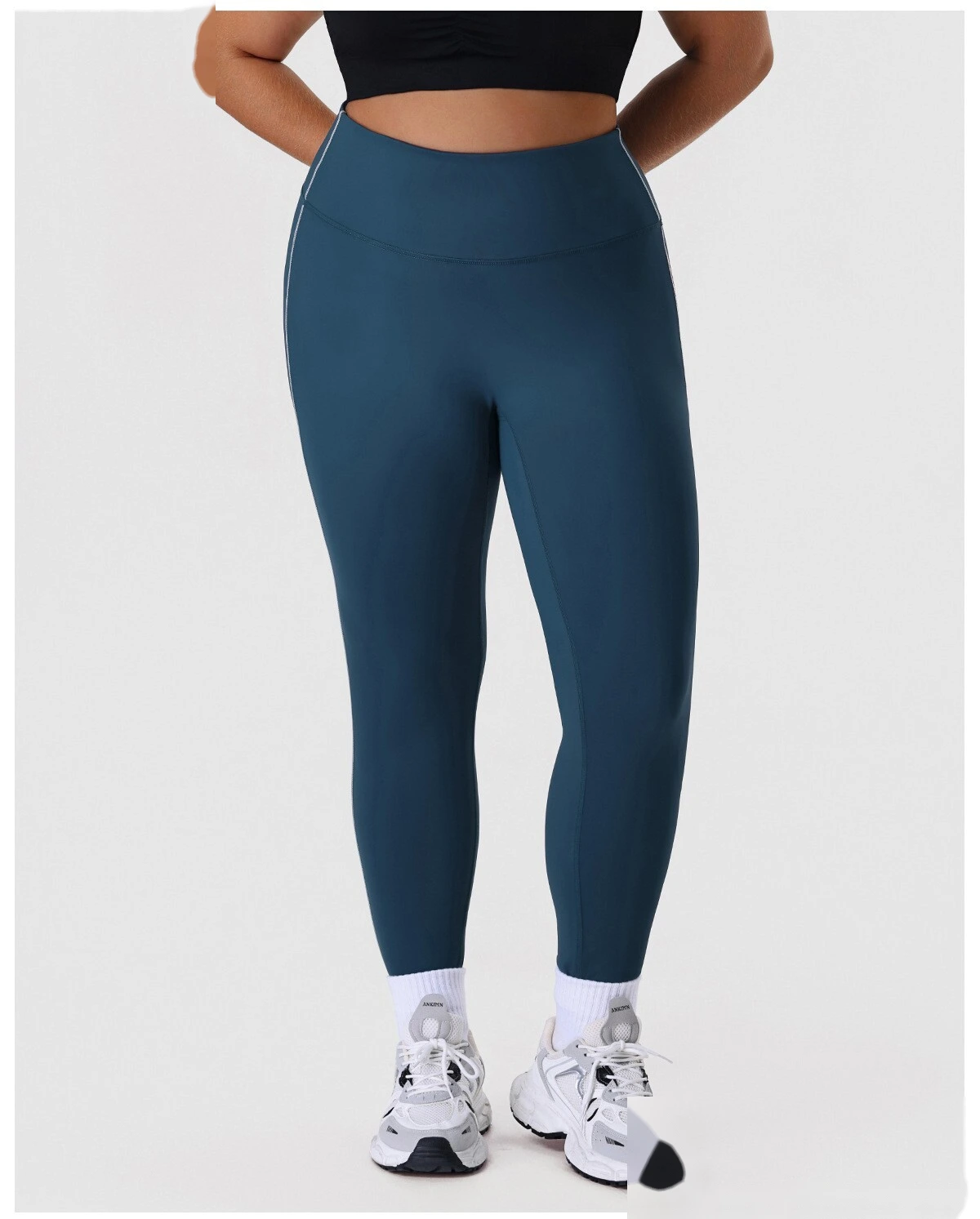 Custom Plus Size Yoga Pants Set - High-Elastic Tight Slimming Running Fitness Leggings & Activewear detail