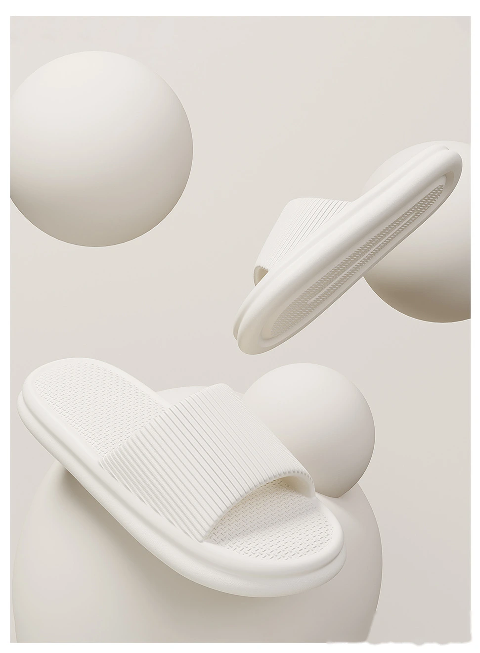 Customized EVA slippers wear home leisure sports non-slip soft-soled sandals and slippers. detail