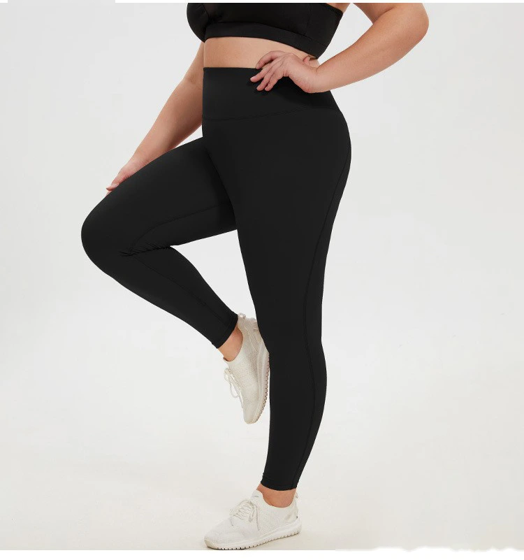 Customized plus-size fitness yoga pants for women running tight yoga pants detail