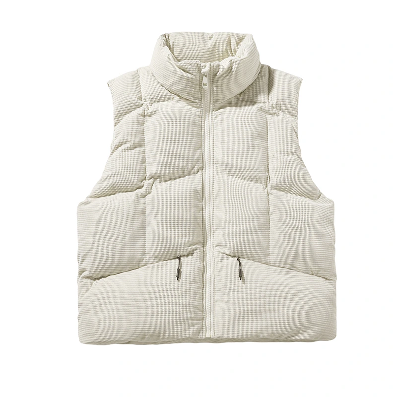 Customized fashion casual winter warm cotton vest vest for men and women detail
