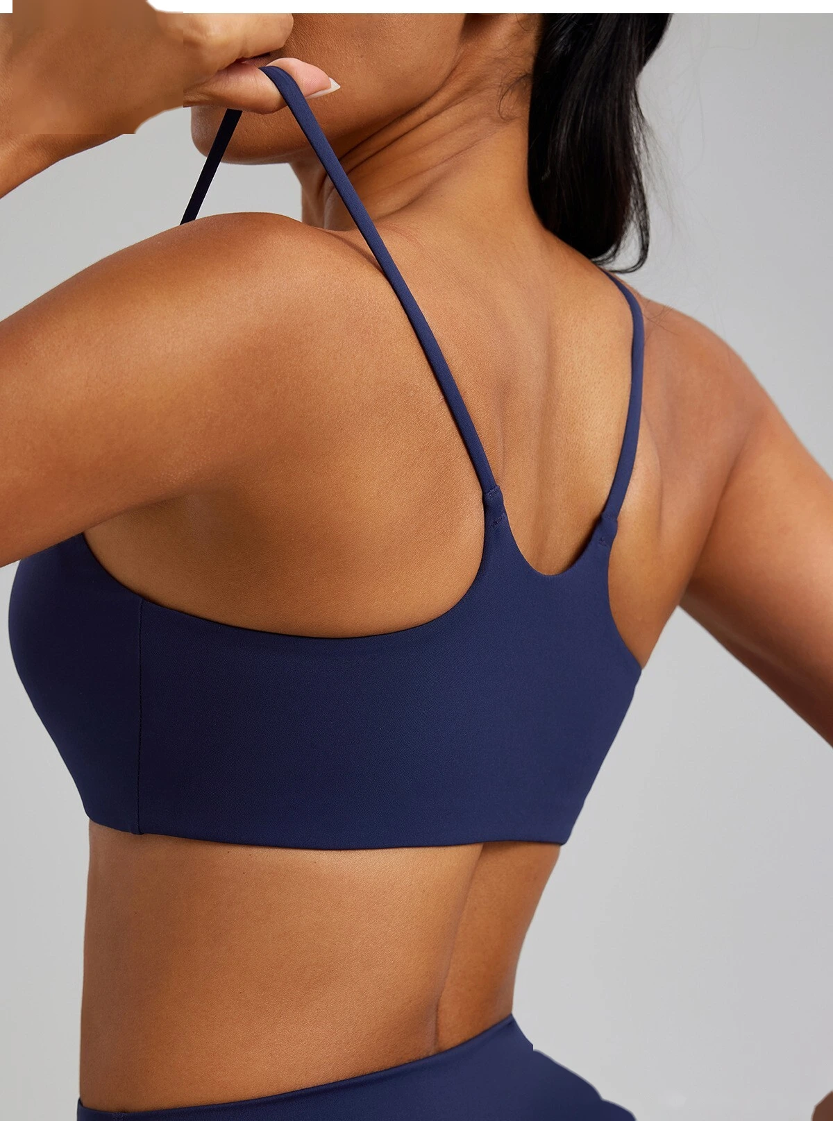 Custom yoga vest with chest pad sexy beauty back bra sports fitness bra women detail