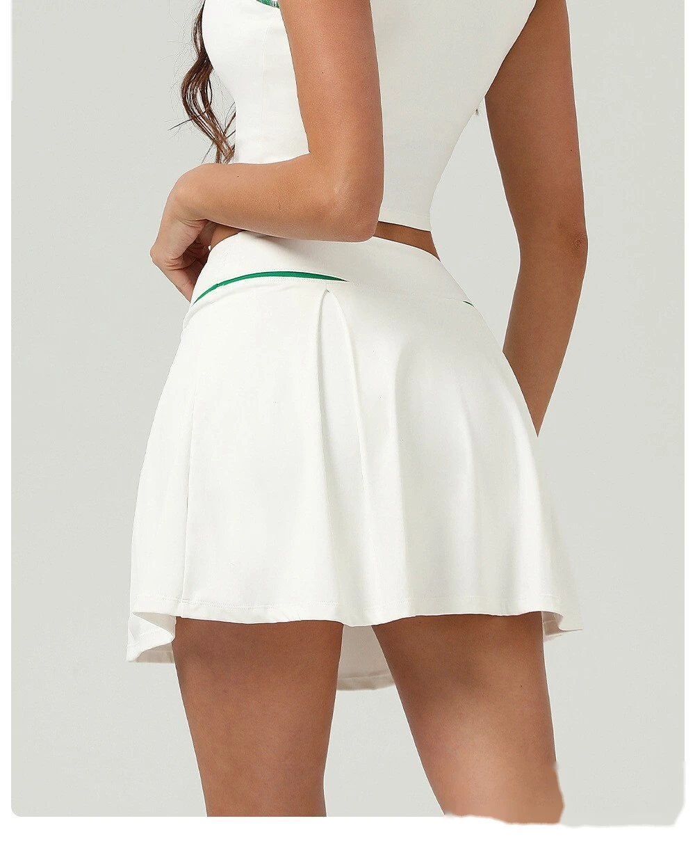 Pleated Skirt Quick-drying Tennis Skirt High Waist Exercise Skirt Short Skirt Quick-drying Tennis Skirt Lady detail