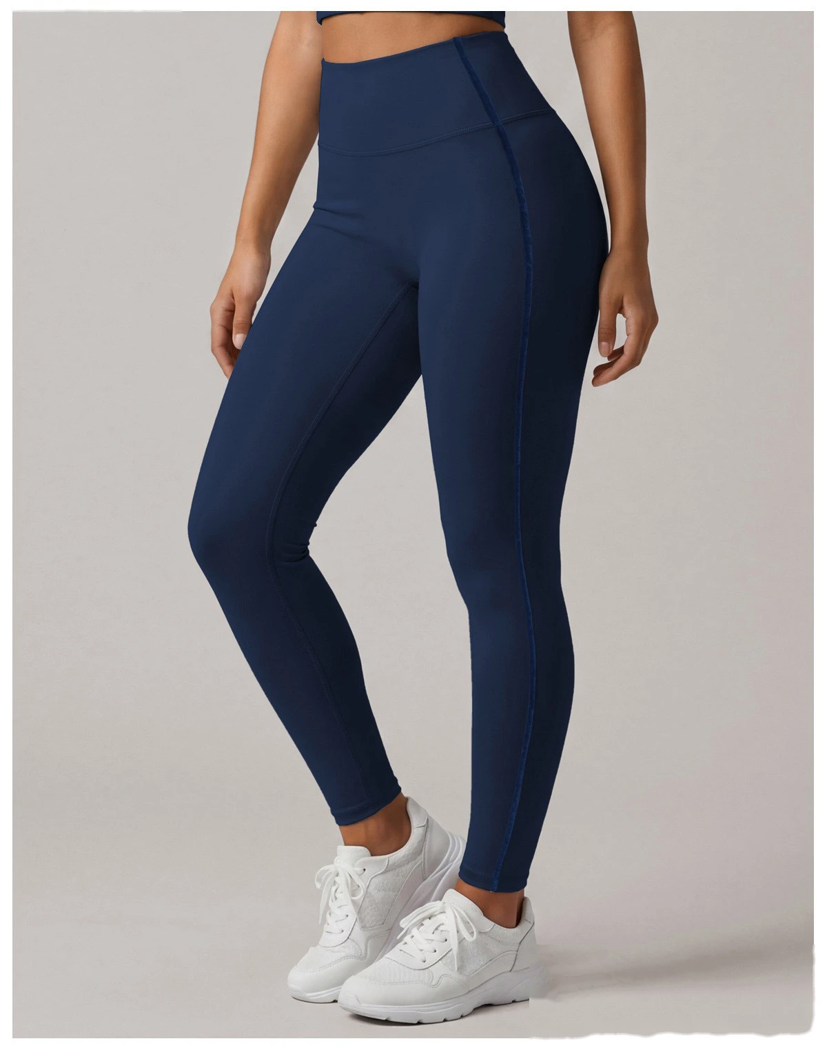 Women High Intensity Sports Outfit, Shockproof Tank Bra + High Waist Slim Training Pants Quick Dry Yoga Set detail