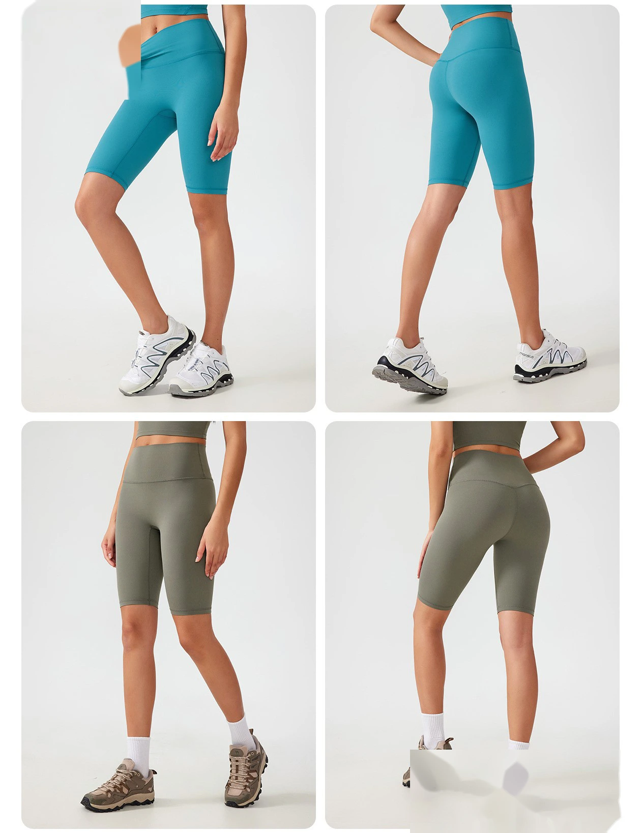 Custom-made yoga shorts with no embarrassing lines, belly-lifting and hip-lifting fitness pants. detail
