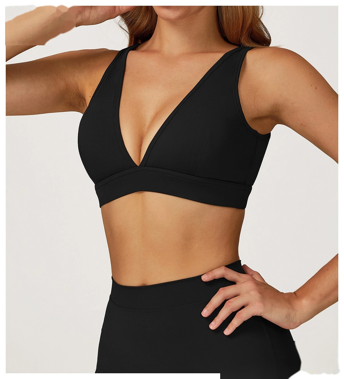 Customized yoga bra generous beauty back quick-drying exercise running fitness underwear. detail