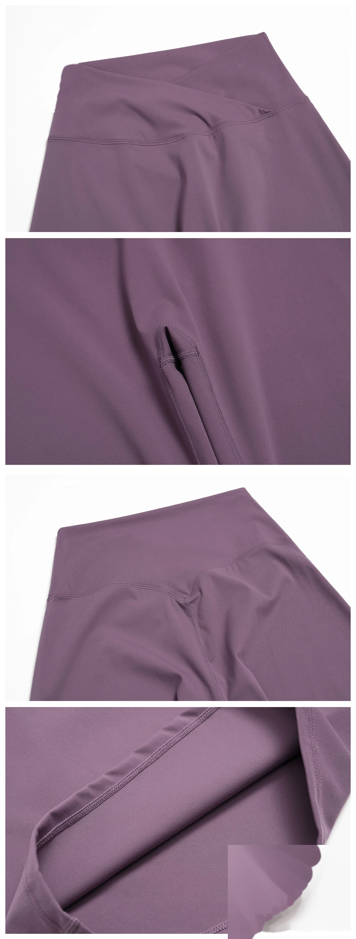 Bulk Custom Legging Lined Wide-Leg Pants - Women's Cross Waist Loose Straight Yoga Gym Activewear detail