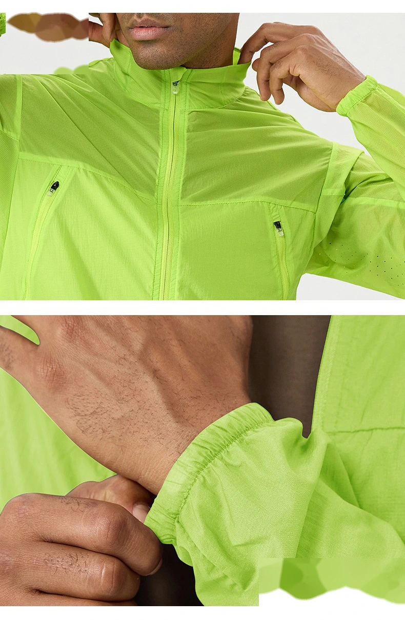 Customizable Men's UV Protection Jacket | Light & Breathable, Quick-Dry, Ideal for Outdoor Sports detail
