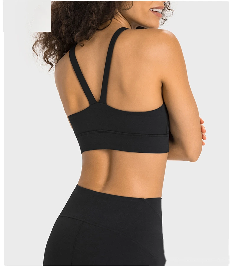 Custom-made V-back sports bra shockproof sports bra female detail