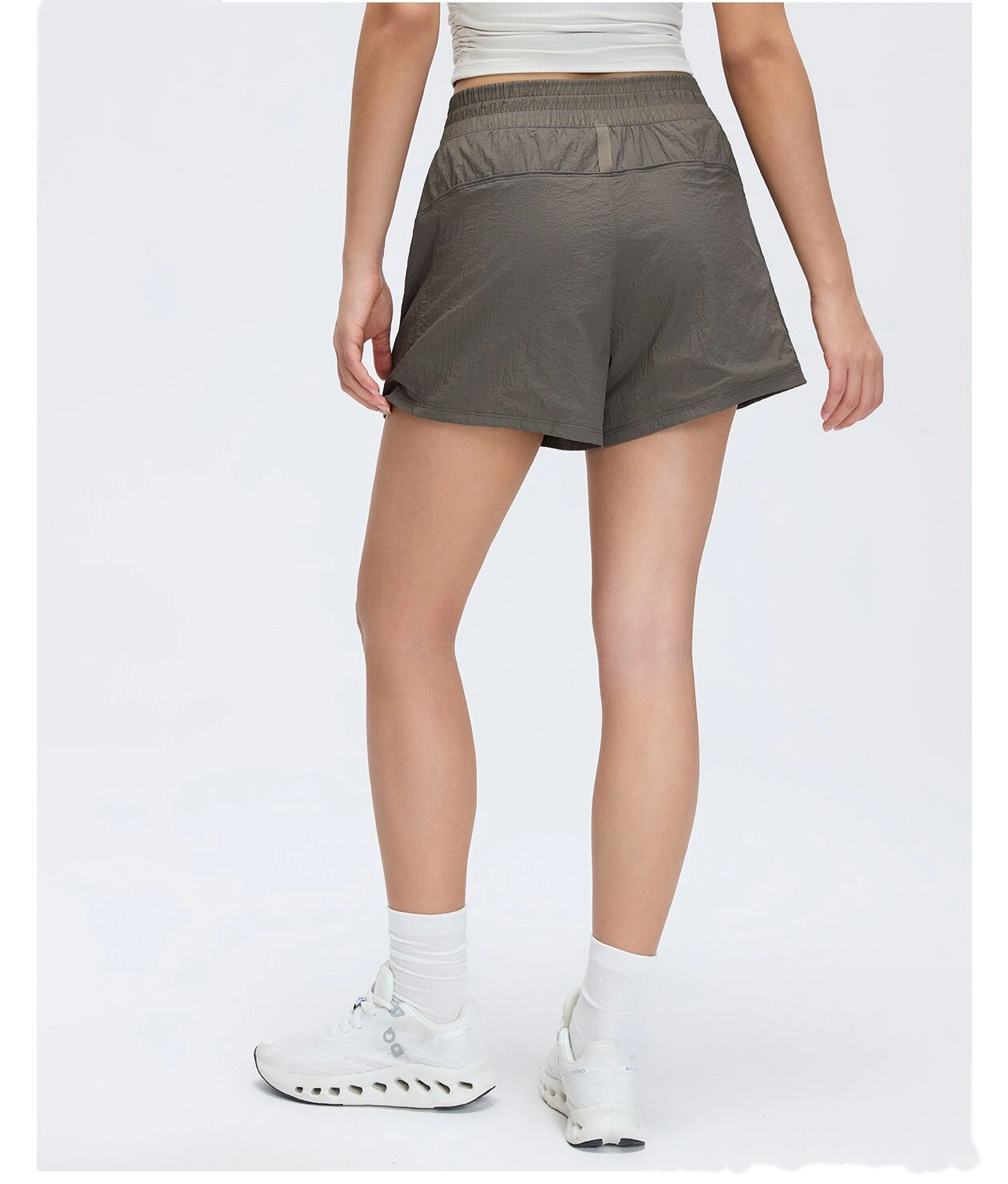 Women's High Waisted Quick Dry 3-Inch Sports Shorts Summer Breathable Running Yoga Gym Outdoor Training Custom Shorts detail