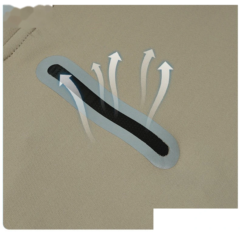 Custom Men’s 7A Antibacterial Lightweight Ice Silk Tee Loose Fit Seamless Plus Size Cool Dry Athletic Shirt detail